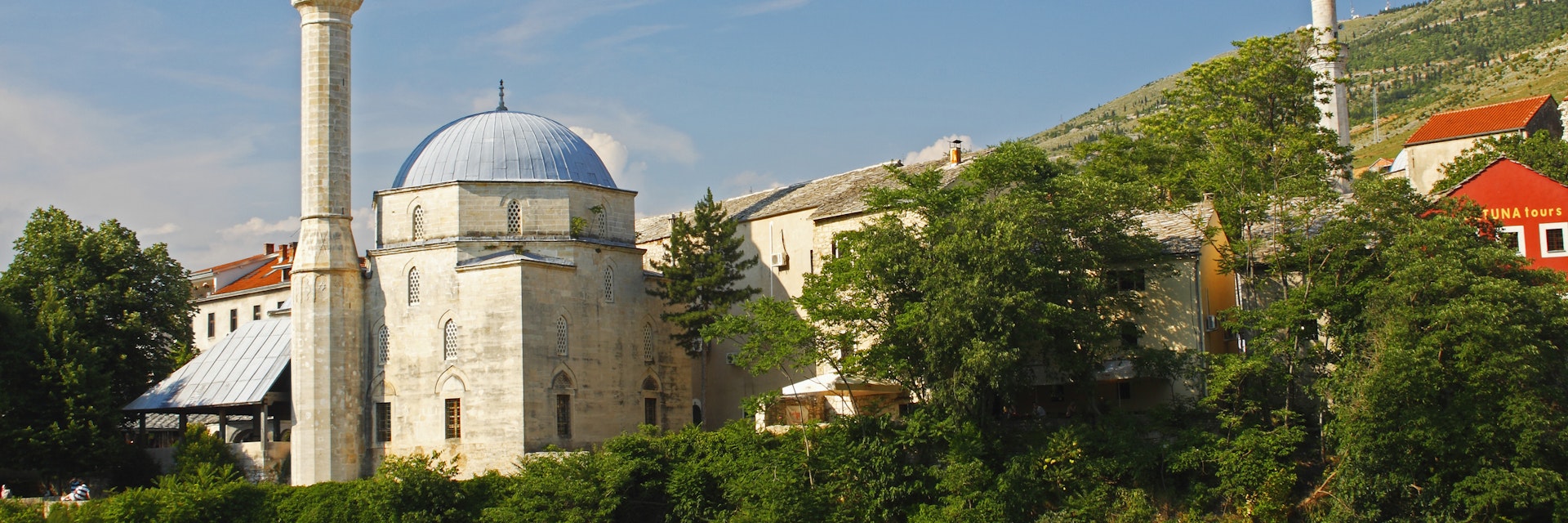 Koski Mehmed Pasha S Mosque Above The River Neretva