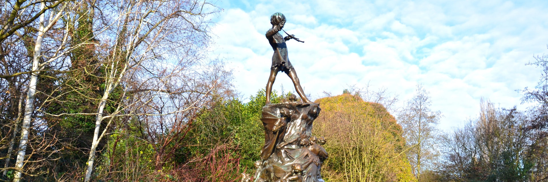 The Peter Pan Statue in Kensington Gardens