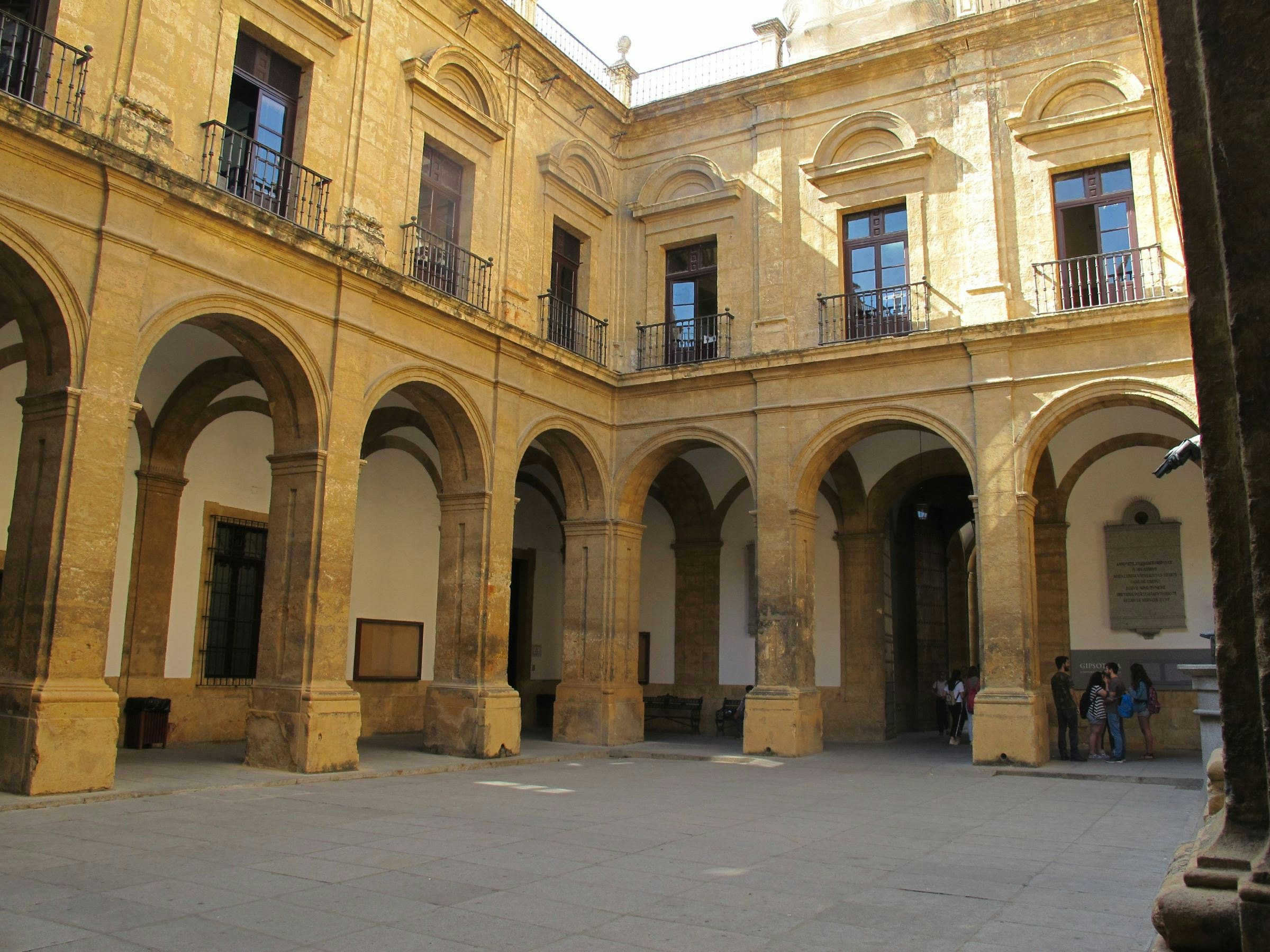 Antigua Fabrica de Tabacos former factory arcaded patio