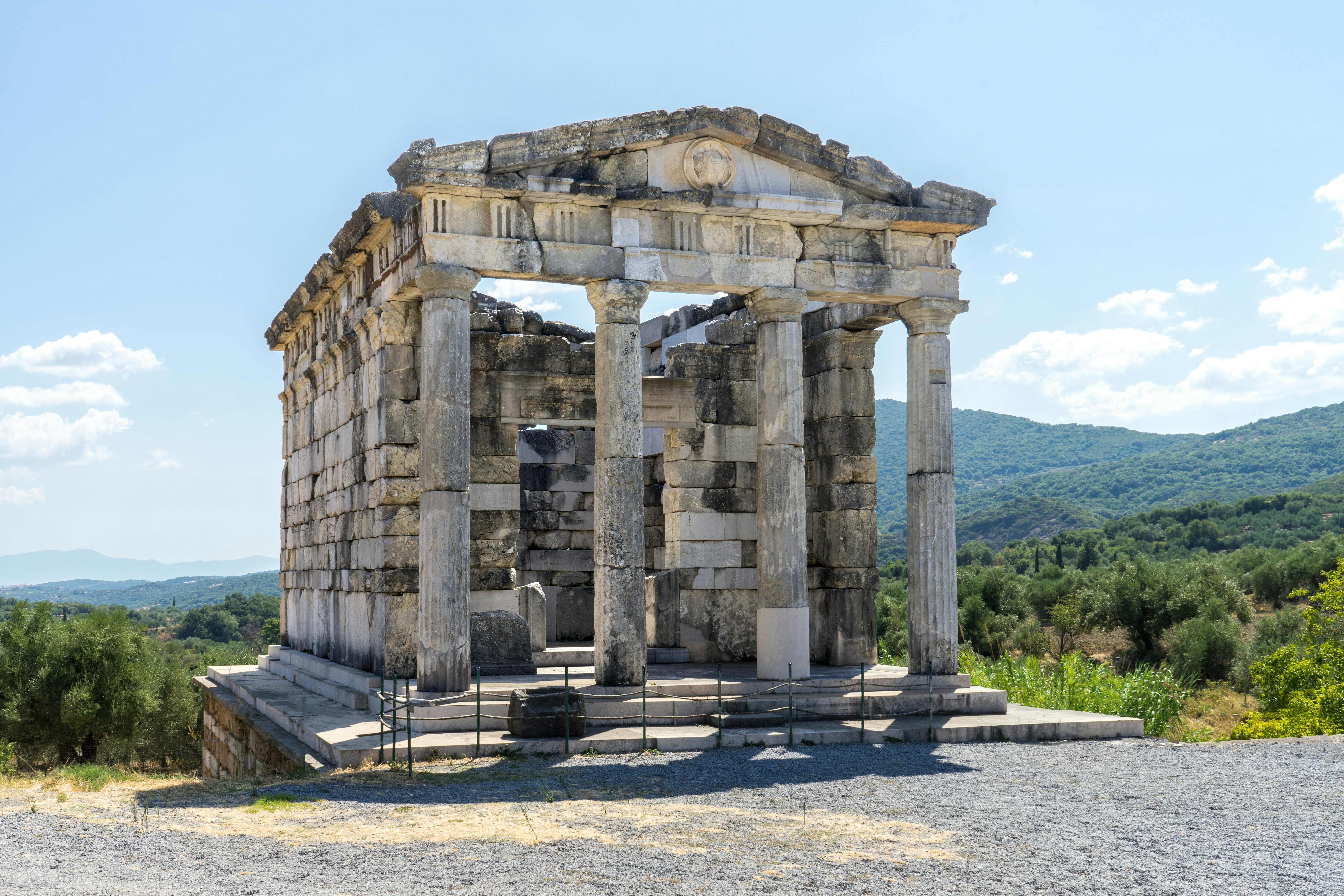 The ancient city of Messini in Peloponnese, Greece. 